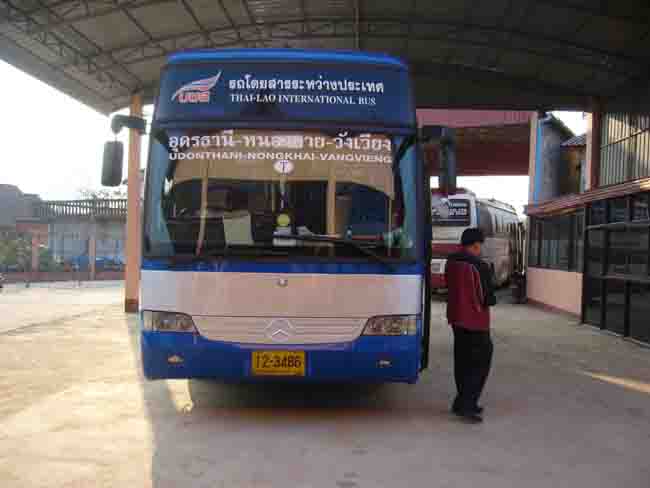 Udon Thani to Vang Vieng Bus